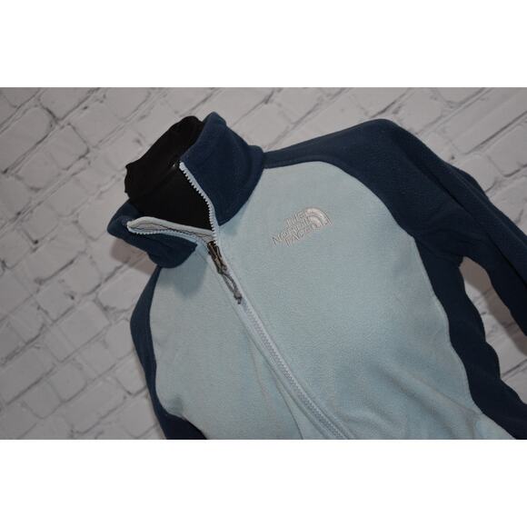 The North Face Fleece Jacket Womens Size Small Full Zip Blue Full Zip - Picture 1 of 9